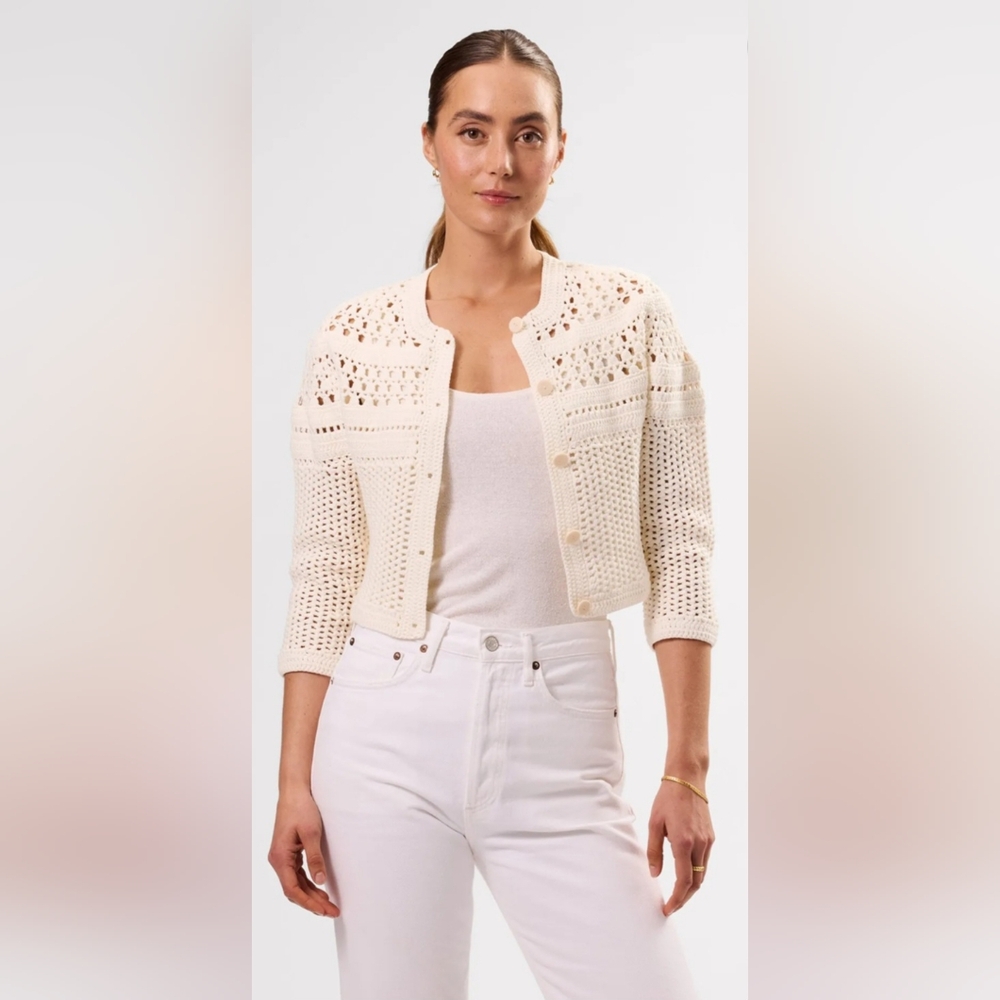 Amour Vert Crochet Cardigan